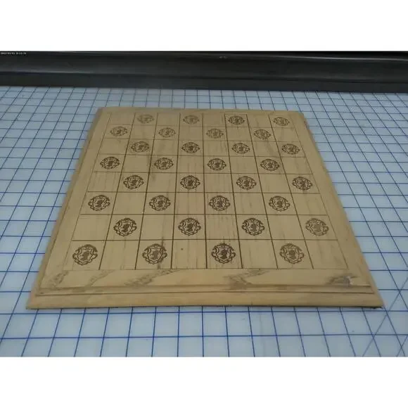 Cherlo Home Wooden Game Board Checkered Decorative 15x15
